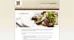 Desktop Screenshot of fundacionangelrey.org