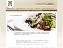 Tablet Screenshot of fundacionangelrey.org